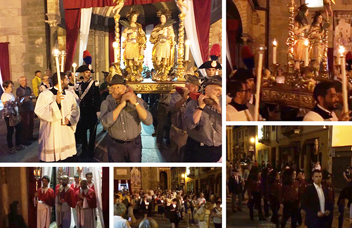 Dedicata ai giovani la Patronale domese, tantissimi in sfilata con i santi. Video e foto