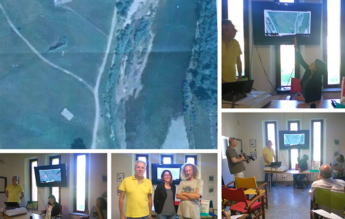 Eccezionale scoperta archeologica fatta con le foto dal satellite: a Pieve i resti di un grosso edificio. Foto e video