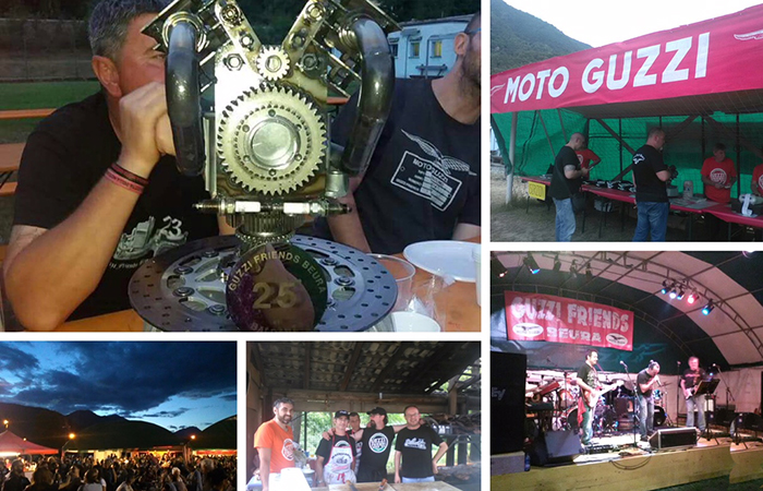 Da Polonia e Germania per partecipare al motoraduno Guzzi di Beura. Foto