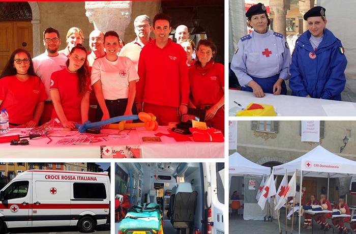 Festa in piazza Mercato per la Giornata Mondiale della Croce Rossa. Foto e video