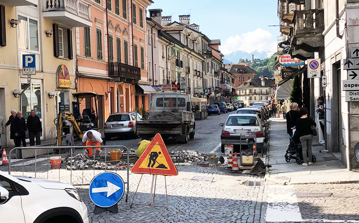 Domo: lavori ai passaggi pedonali