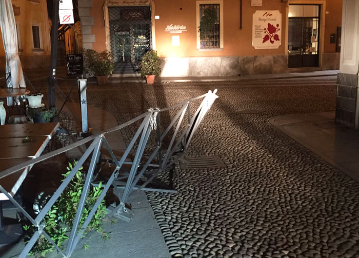 Vandalismi in centro a Domo: tre giovani a processo, il comune parte civile
