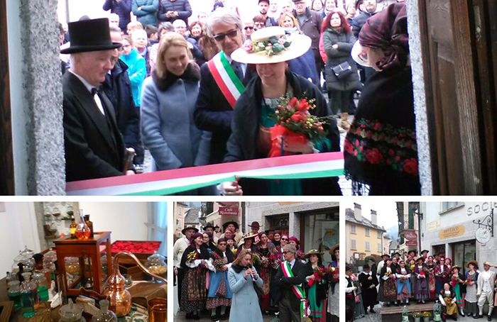 Festa in Vigezzo per l'inaugurazione della Casa del Profumo Feminis-Farina. Foto e video
