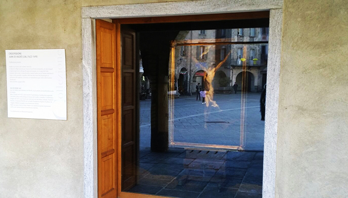  "La Crocifissione" di Juan de Valdès Leal esposta in piazza Mercato