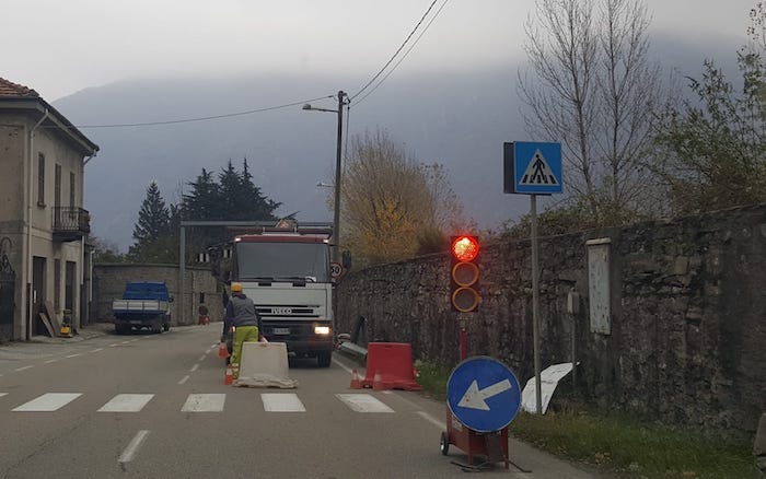 Incidente a Piedimulera: auto distrutta, conducente illeso 