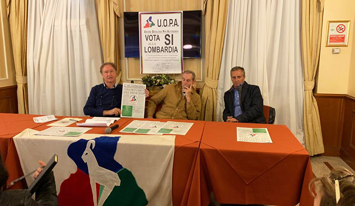 L'Uopa dopo trent'anni torna in campo per il referendum: “Obbligati” alla Lombardia. Video