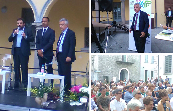 Con il direttore de "La Stampa" Maurizio Molinari si è aperta ufficialmente la seconda edizione di " Domosofia" . Video e foto
