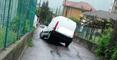 furgone incastrato pieve