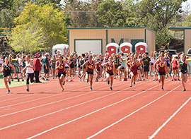 b atletica corsa pista