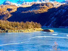 corta lago devero ghiaccio