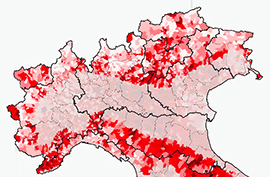 corta MONTAGNE ITALIA carta stranieri Alpi