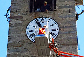 corta campanile orologio bognanco