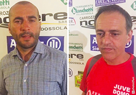 Interviste ai mister di Juve Domo e Virtus Verbania