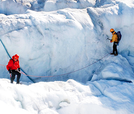 corta ghiacciaio esploratori