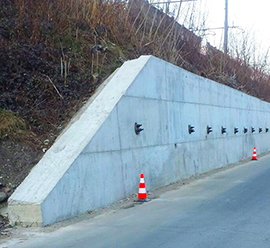 corta muro ferrovia villa