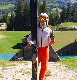 corta samuele comazzi salto sci