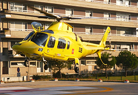 corta elicottero 118 ospeale