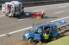 corta incidente davide valentina auto ambulanza