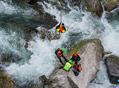 corta soccorso recupero fiume