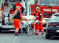 corta Incidente ambulanza