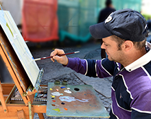 corta pittore quadro