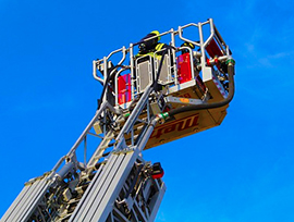 corta autoscala vigili fuoco