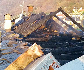 corta colloro premosello incendio tetto