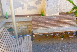 corta panchina birre degrado