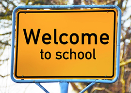 corta cartello scuola