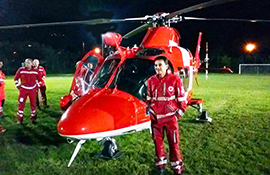 corta elicottera svizzero rega