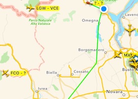 corta piano volo elicottero 118