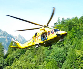 corta soccorso elicottero bognanco atterraggio