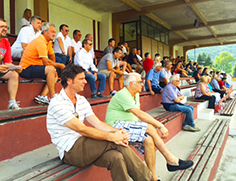 corta tribuna tifosi domo